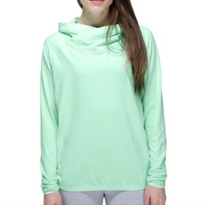 Lululemon Healthy Heart Pullover Athletic Yoga Women 6 Athleisure Hike Run Teal